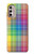 S3942 LGBTQ Rainbow Plaid Tartan Hülle Schutzhülle Taschen für Motorola Moto G Stylus 4G (2022)