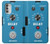 S3962 Guitar Analog Delay Graphic Hülle Schutzhülle Taschen für Motorola Moto G51 5G