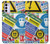 S3960 Safety Signs Sticker Collage Hülle Schutzhülle Taschen für Motorola Moto G42
