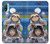 S3915 Raccoon Girl Baby Sloth Astronaut Suit Hülle Schutzhülle Taschen für Motorola Moto E20,E30,E40