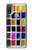 S3956 Watercolor Palette Box Graphic Hülle Schutzhülle Taschen für Motorola Moto E20,E30,E40