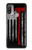 S3958 Firefighter Axe Flag Hülle Schutzhülle Taschen für Motorola Moto E20,E30,E40