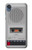 S3953 Vintage Cassette Player Graphic Hülle Schutzhülle Taschen für Motorola Moto E6, Moto E (6th Gen)