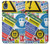 S3960 Safety Signs Sticker Collage Hülle Schutzhülle Taschen für Motorola Moto E6, Moto E (6th Gen)