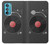 S3952 Turntable Vinyl Record Player Graphic Hülle Schutzhülle Taschen für Motorola Edge 30