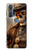 S3949 Steampunk Skull Smoking Hülle Schutzhülle Taschen für Motorola Edge+