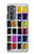 S3956 Watercolor Palette Box Graphic Hülle Schutzhülle Taschen für Motorola Edge (2022)