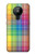 S3942 LGBTQ Rainbow Plaid Tartan Hülle Schutzhülle Taschen für Nokia 5.3