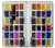 S3956 Watercolor Palette Box Graphic Hülle Schutzhülle Taschen für Nokia 6.1, Nokia 6 2018