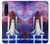 S3913 Colorful Nebula Space Shuttle Hülle Schutzhülle Taschen für Sony Xperia 1 IV