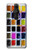 S3956 Watercolor Palette Box Graphic Hülle Schutzhülle Taschen für Sony Xperia Pro-I