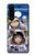 S3915 Raccoon Girl Baby Sloth Astronaut Suit Hülle Schutzhülle Taschen für Sony Xperia 5 III