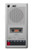 S3953 Vintage Cassette Player Graphic Hülle Schutzhülle Taschen für Sony Xperia XZ Premium
