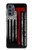 S3958 Firefighter Axe Flag Hülle Schutzhülle Taschen für Motorola Moto G62 5G