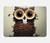 S0360 Coffee Owl Hülle Schutzhülle Taschen für MacBook Air 15″ (2023,2024,2025) - A2941, A3114, A3241
