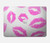 S2214 Pink Lips Kisses Hülle Schutzhülle Taschen für MacBook Air 15″ (2023,2024,2025) - A2941, A3114, A3241