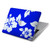 S2244 Hawaiian Hibiscus Blue Pattern Hülle Schutzhülle Taschen für MacBook Air 15″ (2023,2024,2025) - A2941, A3114, A3241
