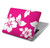 S2246 Hawaiian Hibiscus Pink Pattern Hülle Schutzhülle Taschen für MacBook Air 15″ (2023,2024,2025) - A2941, A3114, A3241