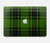 S2373 Tartan Green Pattern Hülle Schutzhülle Taschen für MacBook Air 15″ (2023,2024,2025) - A2941, A3114, A3241