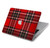 S2374 Tartan Red Pattern Hülle Schutzhülle Taschen für MacBook Air 15″ (2023,2024,2025) - A2941, A3114, A3241