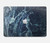 S2799 Light Blue Marble Stone Graphic Printed Hülle Schutzhülle Taschen für MacBook Air 15″ (2023,2024,2025) - A2941, A3114, A3241