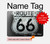 S3207 Route 66 Sign Hülle Schutzhülle Taschen für MacBook Air 15″ (2023,2024,2025) - A2941, A3114, A3241