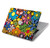 S3281 Colorful Hippie Flowers Pattern Hülle Schutzhülle Taschen für MacBook Air 15″ (2023,2024,2025) - A2941, A3114, A3241