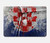 S3313 Croatia Flag Vintage Football Graphic Hülle Schutzhülle Taschen für MacBook Air 15″ (2023,2024,2025) - A2941, A3114, A3241