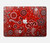 S3354 Red Classic Bandana Hülle Schutzhülle Taschen für MacBook Air 15″ (2023,2024,2025) - A2941, A3114, A3241