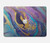 S3676 Colorful Abstract Marble Stone Hülle Schutzhülle Taschen für MacBook Air 15″ (2023,2024,2025) - A2941, A3114, A3241
