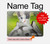 S3795 Kitten Cat Playful Siberian Husky Dog Paint Hülle Schutzhülle Taschen für MacBook Air 15″ (2023,2024,2025) - A2941, A3114, A3241