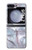 S2316 Dark Blue Marble Texture Graphic Print Hülle Schutzhülle Taschen für Samsung Galaxy Z Flip 5