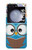 S2521 Cute Nerd Owl Cartoon Hülle Schutzhülle Taschen für Samsung Galaxy Z Flip 5