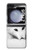 S2569 White Arctic Fox Hülle Schutzhülle Taschen für Samsung Galaxy Z Flip 5