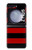 S2638 Black and Red Striped Hülle Schutzhülle Taschen für Samsung Galaxy Z Flip 5