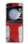 S3316 England Flag Vintage Football Graphic Hülle Schutzhülle Taschen für Samsung Galaxy Z Flip 5