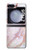 S3482 Soft Pink Marble Graphic Print Hülle Schutzhülle Taschen für Samsung Galaxy Z Flip 5