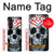 S0223 Vampire Skull Tattoo Hülle Schutzhülle Taschen für Samsung Galaxy Z Fold 5