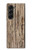 S0600 Wood Graphic Printed Hülle Schutzhülle Taschen für Samsung Galaxy Z Fold 5