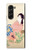 S0889 Japan Art Kimono Hülle Schutzhülle Taschen für Samsung Galaxy Z Fold 5
