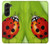 S0892 Ladybug Hülle Schutzhülle Taschen für Samsung Galaxy Z Fold 5