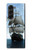 S1096 Sailing Ship in an Ocean Hülle Schutzhülle Taschen für Samsung Galaxy Z Fold 5