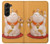 S1217 Maneki Neko Lucky Cat Hülle Schutzhülle Taschen für Samsung Galaxy Z Fold 5
