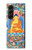 S1256 Buddha Paint Hülle Schutzhülle Taschen für Samsung Galaxy Z Fold 5