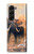 S1292 Dusty Elephant Egrets Hülle Schutzhülle Taschen für Samsung Galaxy Z Fold 5