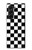 S1611 Black and White Check Chess Board Hülle Schutzhülle Taschen für Samsung Galaxy Z Fold 5