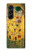 S2137 Gustav Klimt The Kiss Hülle Schutzhülle Taschen für Samsung Galaxy Z Fold 5