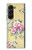 S2229 Vintage Flowers Hülle Schutzhülle Taschen für Samsung Galaxy Z Fold 5