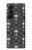 S2371 Skull Vintage Monochrome Pattern Hülle Schutzhülle Taschen für Samsung Galaxy Z Fold 5
