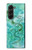 S2653 Dragon Green Turquoise Stone Graphic Hülle Schutzhülle Taschen für Samsung Galaxy Z Fold 5